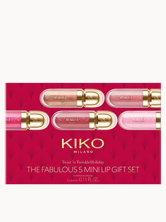 KIKO Milano Exclusive Fabulous 5 Mini 3D Hydra Gift Set 17.5ml (Worth £44.95)