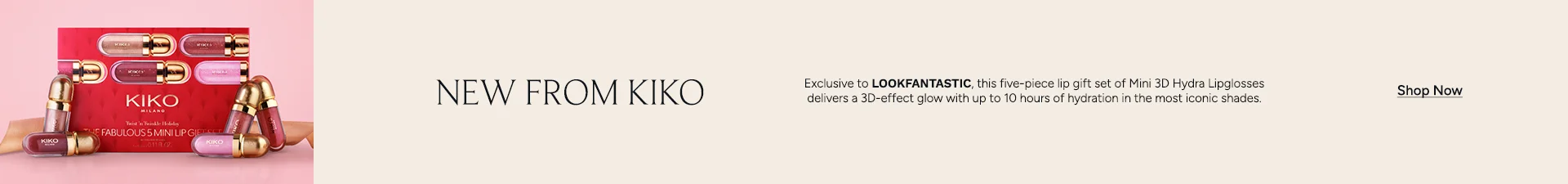 KIKO Milano Exclusive Fabulous 5 Mini 3D Hydra Gift Set